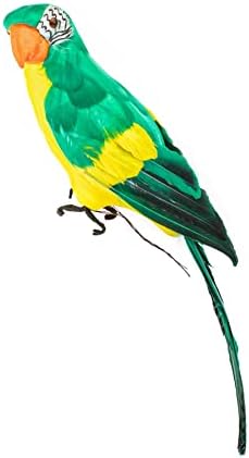 AUEAR 177 Inch Realistic Artificial Green Parrot Ornament