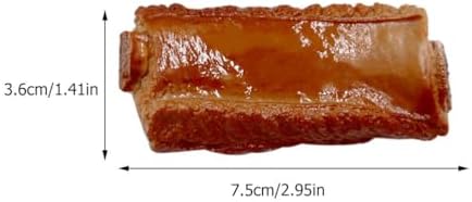 Housoutil 4PCS Simulated Braised Pork Chops Food Model