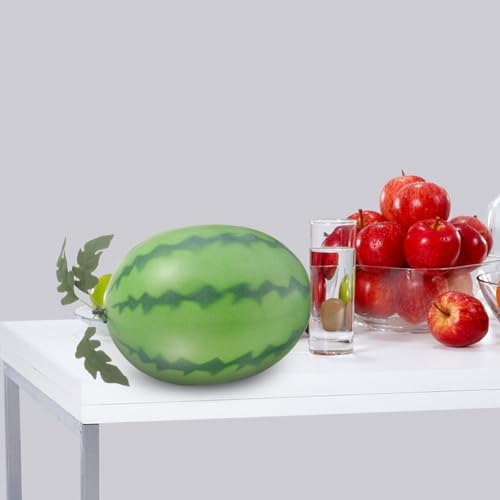 VOSAREA Realistic Artificial Watermelon Statue