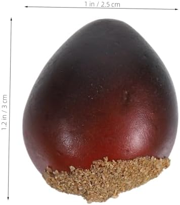 PRETYZOOM 5 Sets Realistic Artificial Chestnuts Decorations