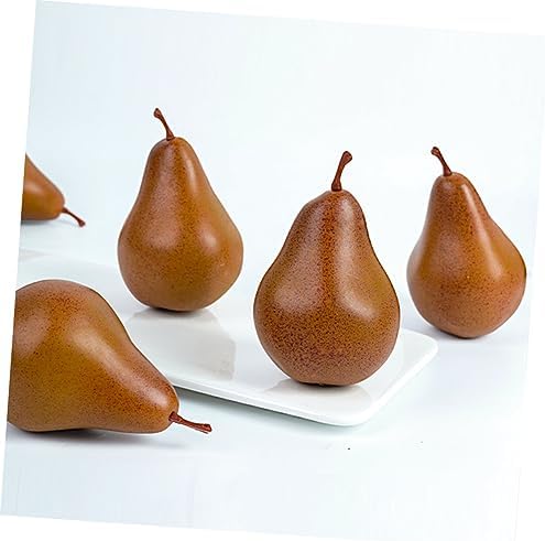 iplusmile 2Pcs Lifelike Faux Pears Artificial Fruit Decor