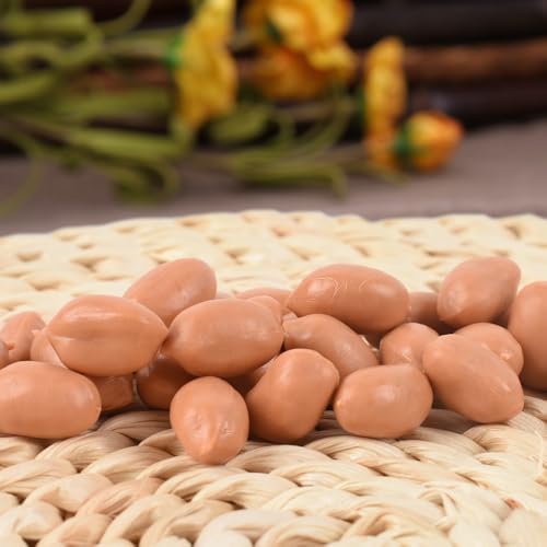 Realistic Artificial Shelled Peanuts for Decor 60pcs