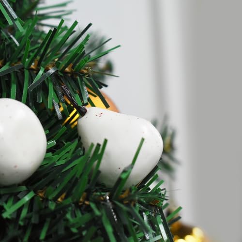Mini Artificial Pears 30PCS White Decorative Fake Fruit