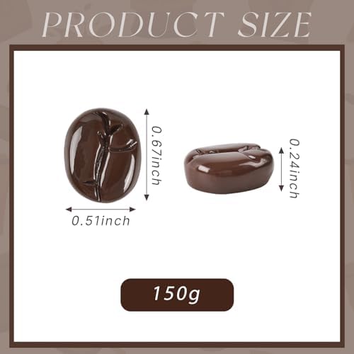 Luckforest Artificial Coffee Beans 130 Pcs Display Props
