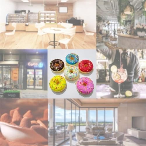 Realistic Artificial Donut Party Decorations