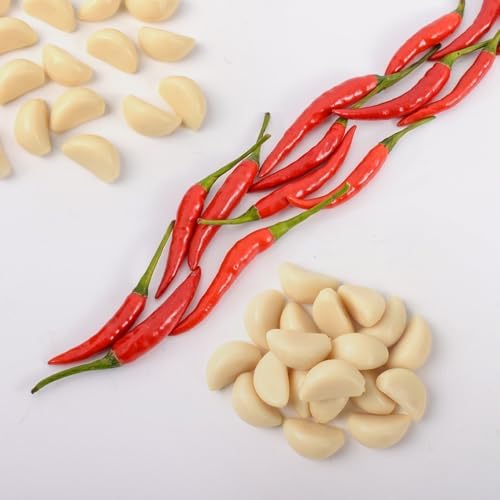 HUIANER Artificial Garlic Clove 20PCS for Home Kitchen Decor