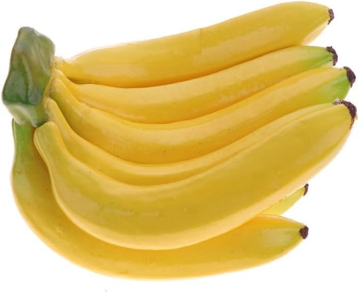 Lifelike Banana Bunch Artificial Fruit Decor