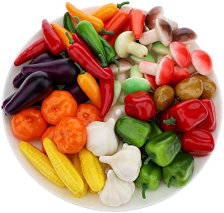 Gresorth 70PCS Fake Mini Vegetables Decor