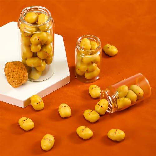 200 Pcs Positive Inspirational Mini Artificial Potato Decor