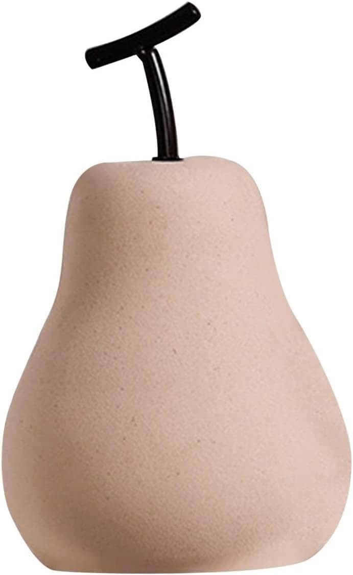 Garkria Ceramic Pear Figurine Artificial Fruit Decoration