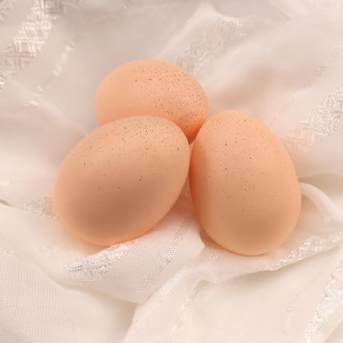 Lorigun 10pcs Artificial Egg Fake Food Decor Theater Prop