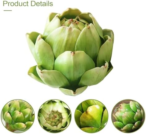 Artificial Artichoke Decor Green Small 3 Pack
