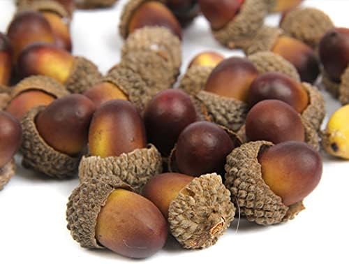 Artificial Acorns 60 PCS Lifelike Autumn Decor