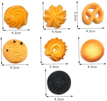 Aliotech 14PCS Artificial Biscuits for Home Decor