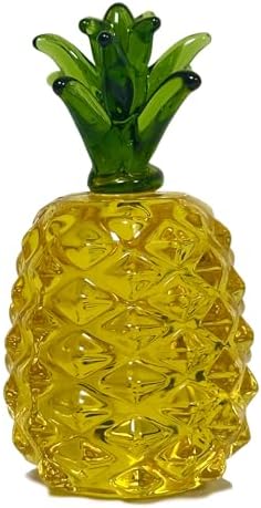 MEUNEAR Glass Pineapple Figurine Decorative Craft
