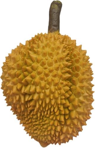 Lindagary Imitation Durian Statue Decor Artificial Fruit Sculpture