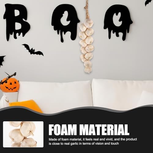 Cabilock Artificial Garlic String Halloween Decor