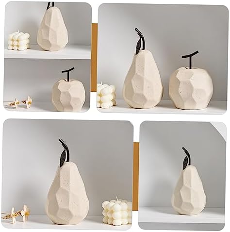 Cabilock Geometric Pear Ceramic Decor for Home