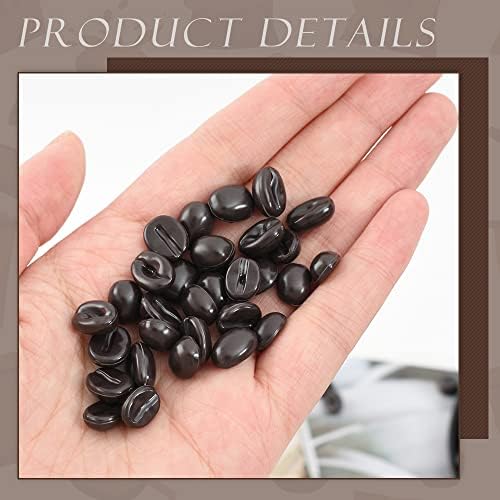 Realistic Artificial Coffee Beans 300 Pcs 11 Scale