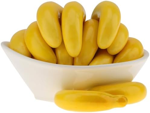 Gresorth 25pcs Lifelike Mini Banana Artificial Decoration