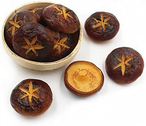 Artificial Barbecue Mushroom Decor 6 Pcs
