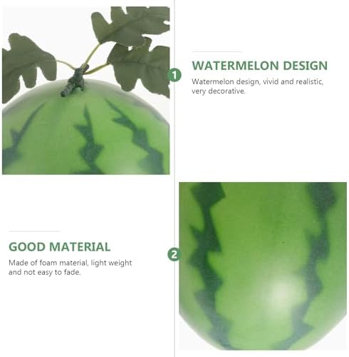 VOSAREA Realistic Artificial Watermelon Statue