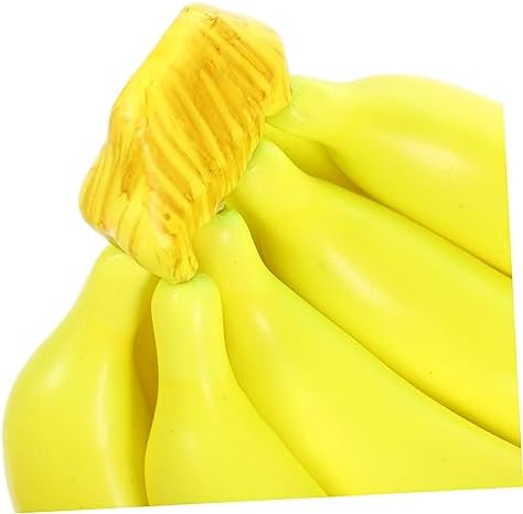 Cabilock Lifelike Banana Cluster Artificial Fruit Decor