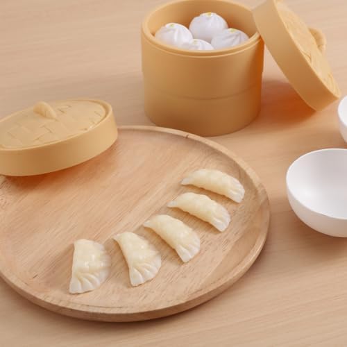NOLITOY 5pcs Simulated Dumpling Models