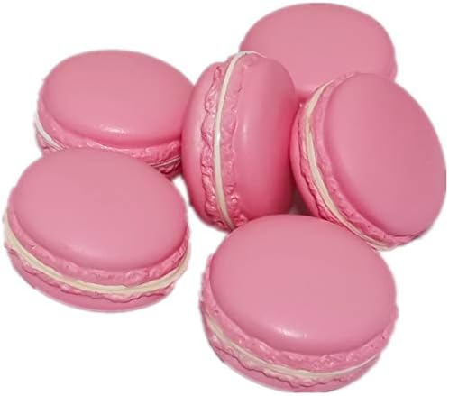 Veronica Pink Artificial Macaron Decorations