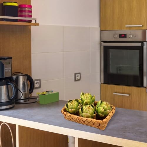 4 Pcs Artificial Artichokes Green Faux Vegetables