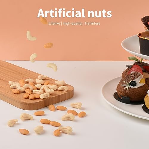 Fake Almond Cashew Nut Ornament for Decor and Photography