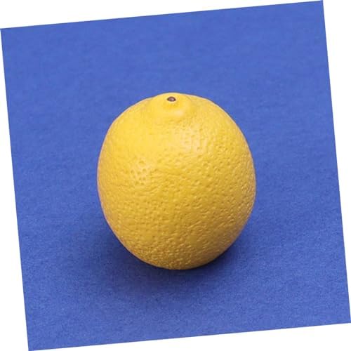 Hemoton 6pcs Mini Faux Lemon Models for Home Decor