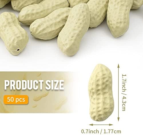 Artificial Peanuts for Home Kitchen Decor and Teaching 50PCS