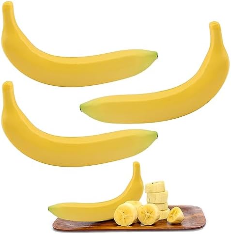Loyanger Artificial Banana Set for Home Kitchen Decoration