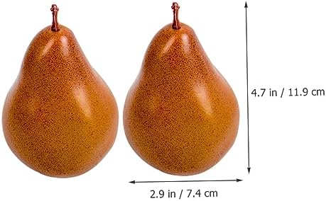 DECHOUS 8 Pcs Artificial Pear and Pineapple Decorations
