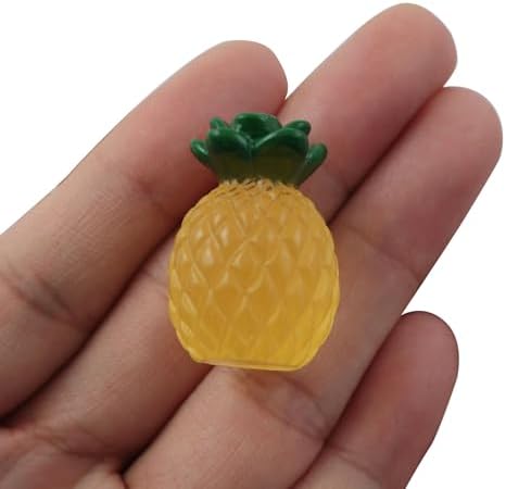 Glow in the Dark Resin Pineapple Decorations 32PCS