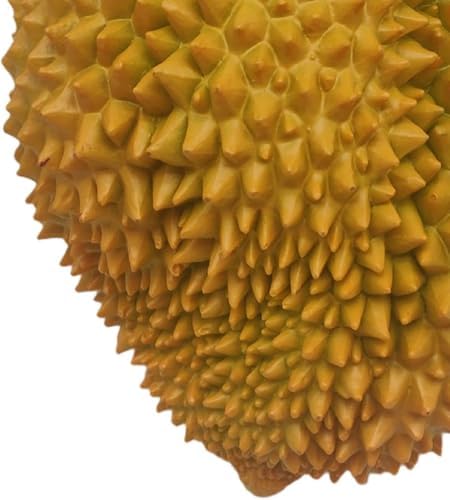 Lindagary Imitation Durian Statue Decor Artificial Fruit Sculpture