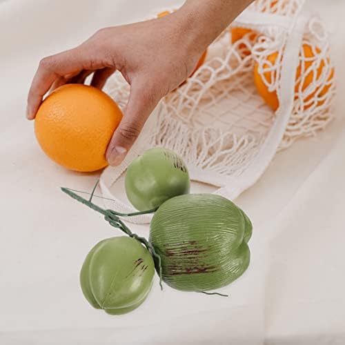 Artificial Coconut Decor for Tropical Party and Farmhouse Display
