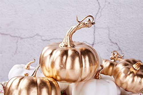 Artmag 16 Pcs Assorted Fall Artificial Pumpkins