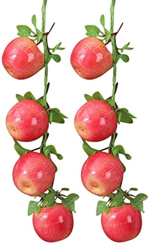 BAOZOON Realistic Fruit Hanging Strings 8 Pcs
