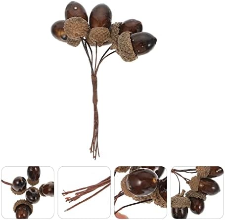 Kisangel 3Pcs Artificial Acorn Wreath Decor