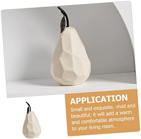 Cabilock Geometric Pear Ceramic Decor for Home