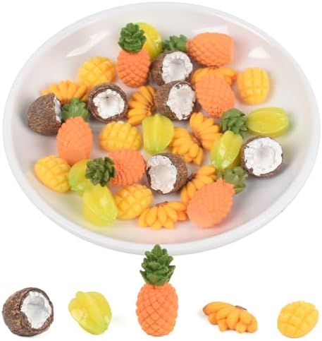 Mini Fake Fruit 30PCS Artificial Tropical Fruit Decor
