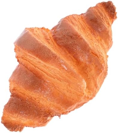 Realistic Artificial Croissant Rolls for Bakery Display and Photography Props