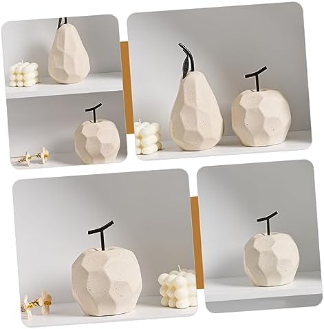 Happyyami Ceramic Apple Ornaments for Home Decor