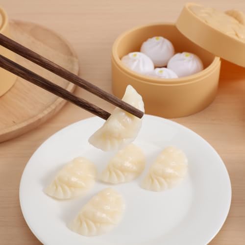 NOLITOY 5pcs Simulated Dumpling Models