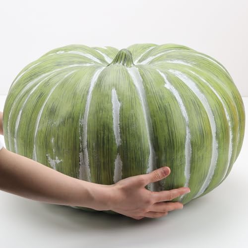 Gresorth 189 Inch Artificial Green Pumpkin Decoration