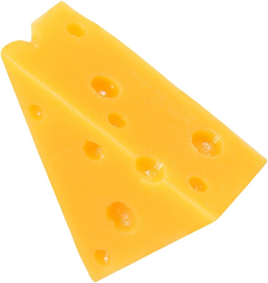 TOYANDONA Realistic Triangle Cheese Artificial Cheese Model