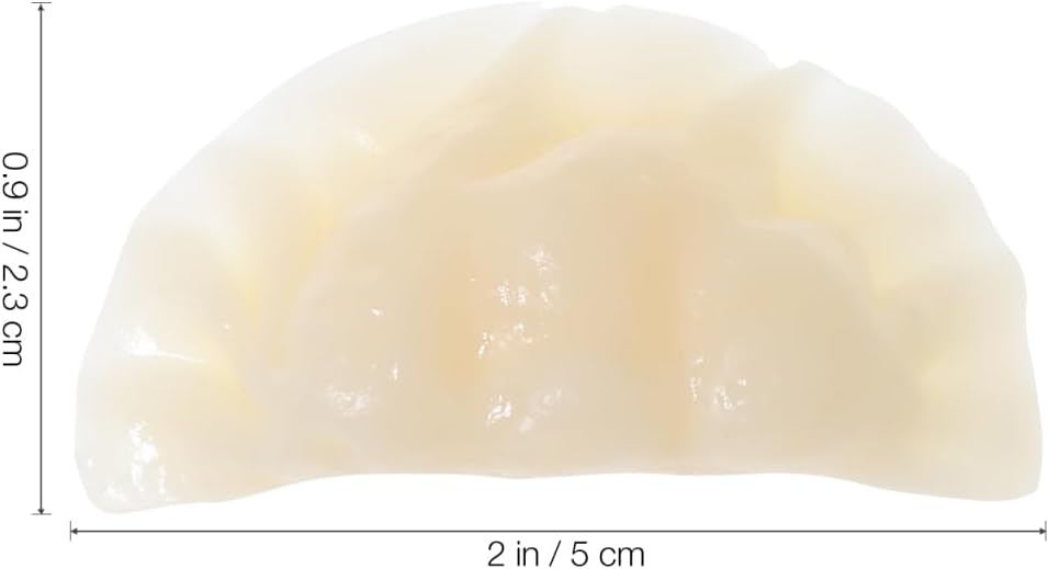 NOLITOY 5pcs Simulated Dumpling Models