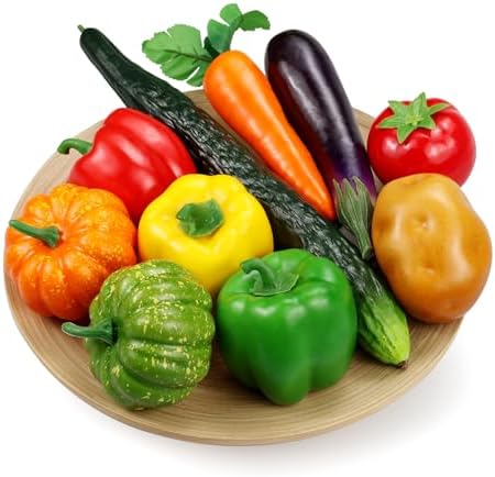 Lorigun 10 Piece Artificial Vegetable Decor Set